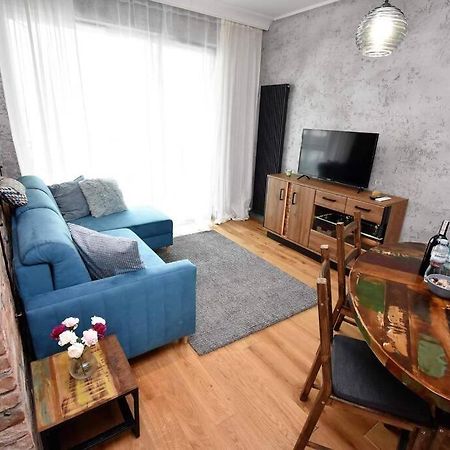 Apartament Blue Bastion Walowa 23C Z Klimatyzacja I Miejscem Parkingowym W Podziemnym Parkingu Gdansk Exterior photo